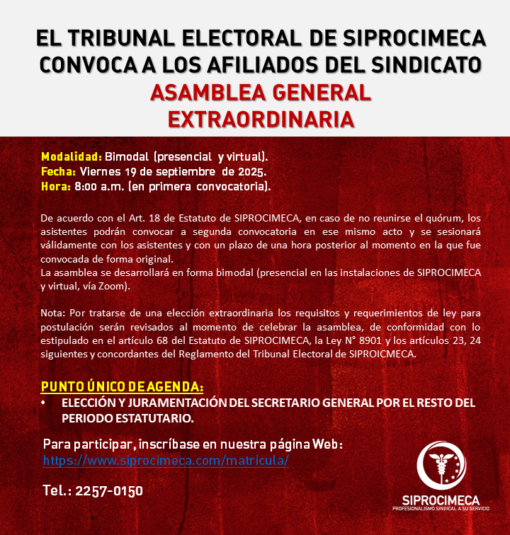 Asamblea Extraordinaria