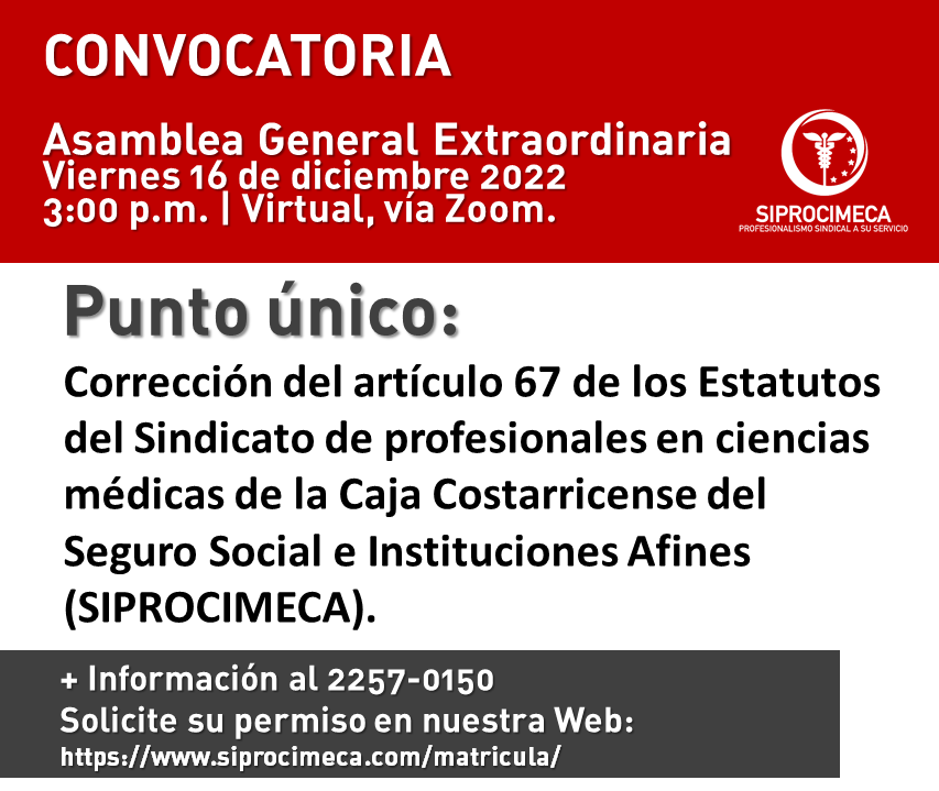 Asamblea General Extraordinaria